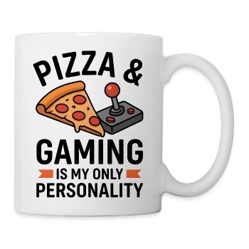 Pizza Arcade Pixel Joy - Coffee/Tea Mug - white - Right
