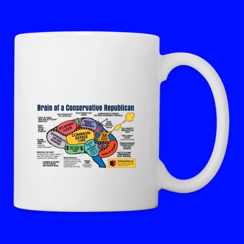 Brain of a Conservative Republican - Coffee/Tea Mug