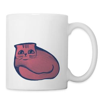 cat loaf - Coffee/Tea Mug - white - Right