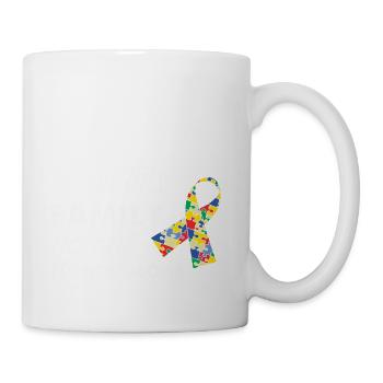 In This Family No One Fights Alone T-Shirt - Coffee/Tea Mug - white - Right