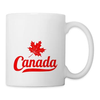 Canadian Maple Leaf Flag - Coffee/Tea Mug - white - Right