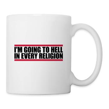 im going to hell - Coffee/Tea Mug - white - Right