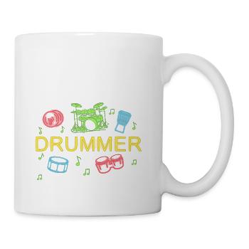Drummer Drummer Musician Drumsticks - Coffee/Tea Mug - white - Right