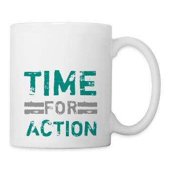 Time for Action - Coffee/Tea Mug - white - Right