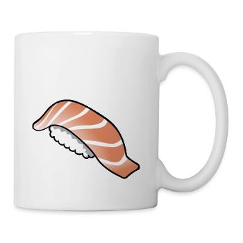 Sake Salmon Sushi - Coffee/Tea Mug - white - Right