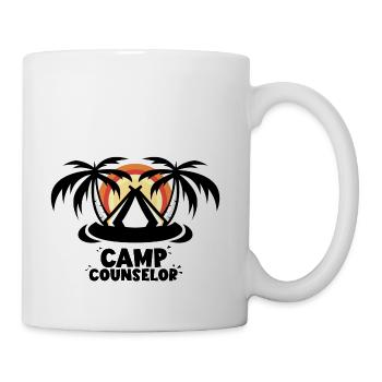 Cute Summer Camp Counselor Staff Uniform - Coffee/Tea Mug - white - Right