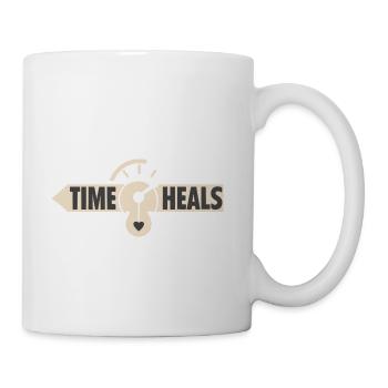 Time Heals - Coffee/Tea Mug - white - Right