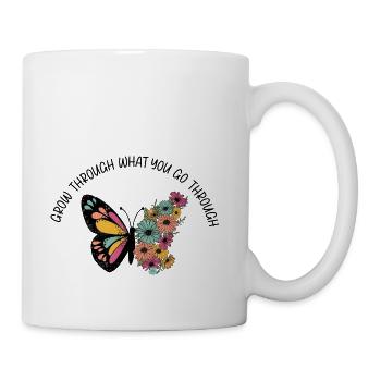 Grow Through What You Go Through - Coffee/Tea Mug - white - Right