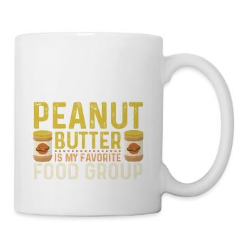 Favorite Food Group Foodie Gift - Coffee/Tea Mug - white - Right
