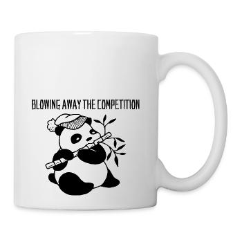 Blowing away the competition - Flute - Coffee/Tea Mug - white - Right