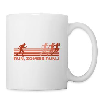 Run, Zombie Run - Coffee/Tea Mug - white - Right