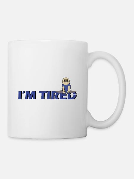 Chimy: 1% Energy Left - Coffee/Tea Mug - white