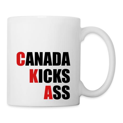 Canada Kicks Ass Vertical - Coffee/Tea Mug