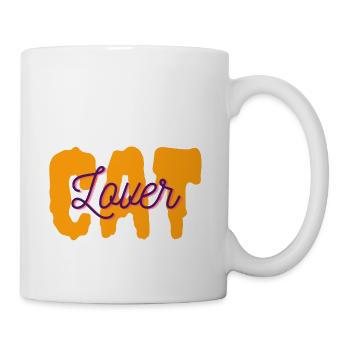 Cat lover - Coffee/Tea Mug - white - Right