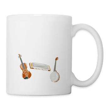 Blue Music - Coffee/Tea Mug - white - Right