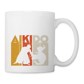 Aikido Japanese Martial Arts - Coffee/Tea Mug - white - Right