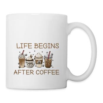 Coffee Dog Love it - Coffee/Tea Mug - white - Right