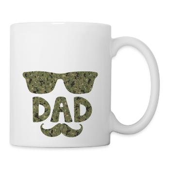 Dad Life Camo - Coffee/Tea Mug - white - Right
