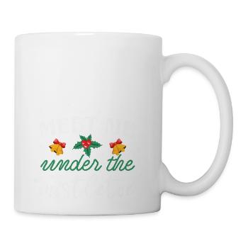 Meet Me Under The Mistletoe - Coffee/Tea Mug - white - Right