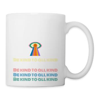 retro typography quote design - Coffee/Tea Mug - white - Right