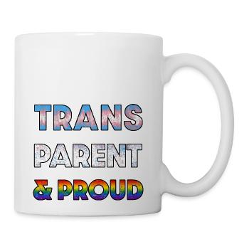 Trans Parent Proud - Coffee/Tea Mug - white - Right