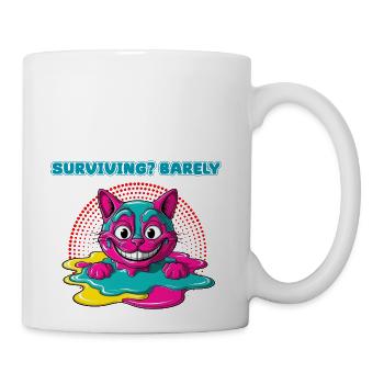 Melting Cat - Coffee/Tea Mug - white - Right