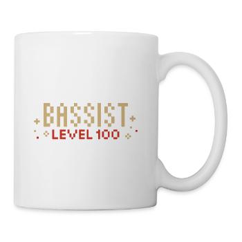 Bassist Level 100 - Coffee/Tea Mug - white - Right