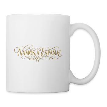 Vamos a España Gold Script - Coffee/Tea Mug - white - Right