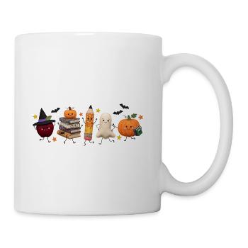 Spooky School Crew Gift for Teachers - Coffee/Tea Mug - white - Right