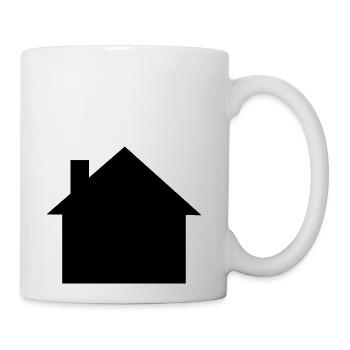 house - Coffee/Tea Mug - white - Right