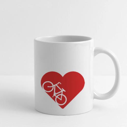Bike in heart - Coffee/Tea Mug