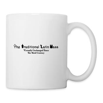 TRADITIONAL LATIN MASS - Coffee/Tea Mug - white - Right