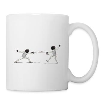 Fencing - Coffee/Tea Mug - white - Right