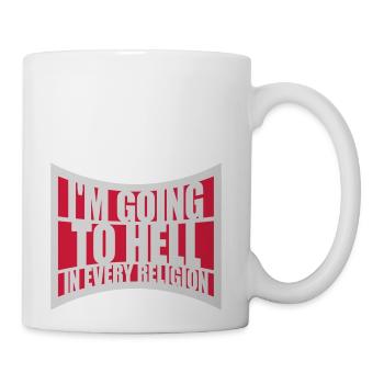 im going to hell - Coffee/Tea Mug - white - Right