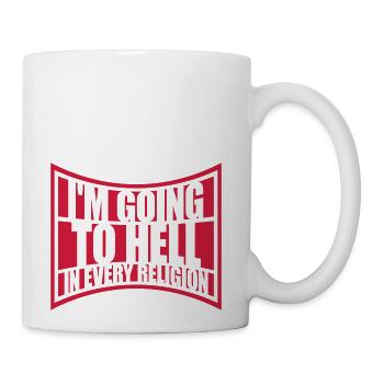 im going to hell - Coffee/Tea Mug - white - Right