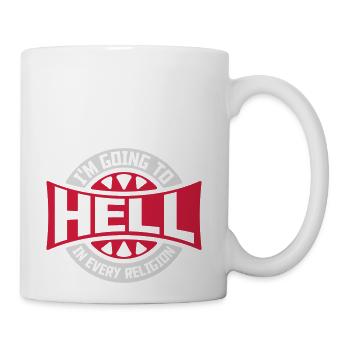 im going to hell - Coffee/Tea Mug - white - Right