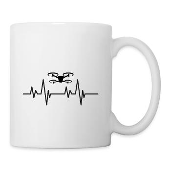 Drohne Puls - Coffee/Tea Mug - white - Right