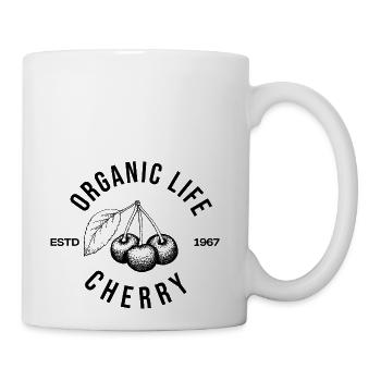 Organic Life Cherry - Coffee/Tea Mug - white - Right