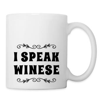 I Speak Wine - Coffee/Tea Mug - white - Right
