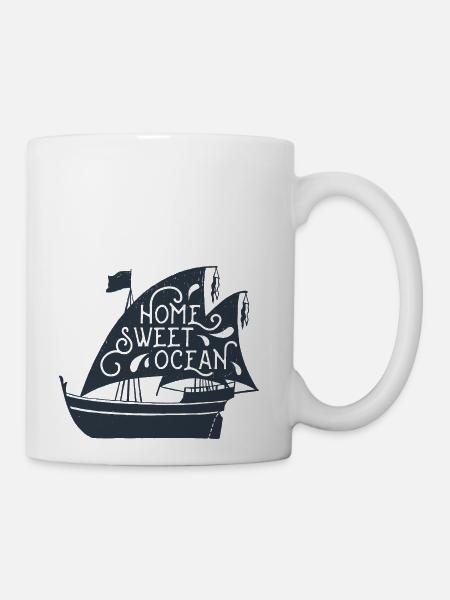 Home Sweet Ocean - Coffee/Tea Mug - white