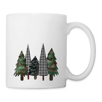 Camo Christmas Tree - Coffee/Tea Mug - white - Right