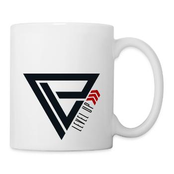 level up negro - Coffee/Tea Mug - white - Right