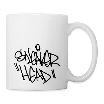 sneaker head - Coffee/Tea Mug - white - Right