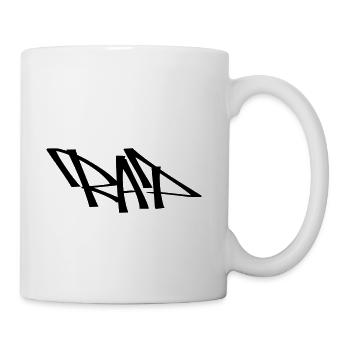Rap Graffiti Tag - Coffee/Tea Mug - white - Right