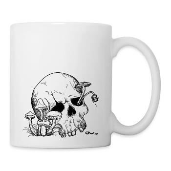 A Memento Mori - Mono - Coffee/Tea Mug - white - Right