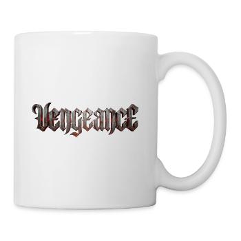 Vengeance Gothic Metal Emblem - Coffee/Tea Mug - white - Right