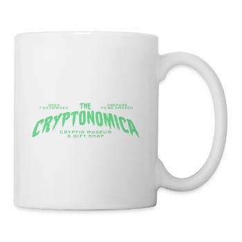 Cryptonomica: Cryptid Museum Logo - Coffee/Tea Mug - white - Right