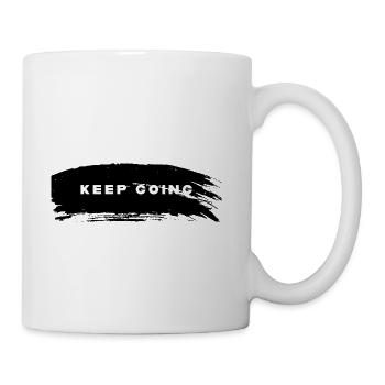 KEEP GOING MOTIVATION DESIGN - Coffee/Tea Mug - white - Right
