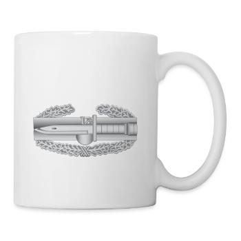 Combat Action Badge - Coffee/Tea Mug - white - Right