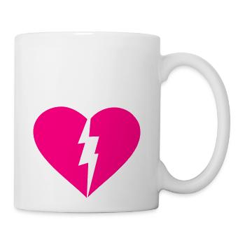 Broken Heart - Coffee/Tea Mug - white - Right
